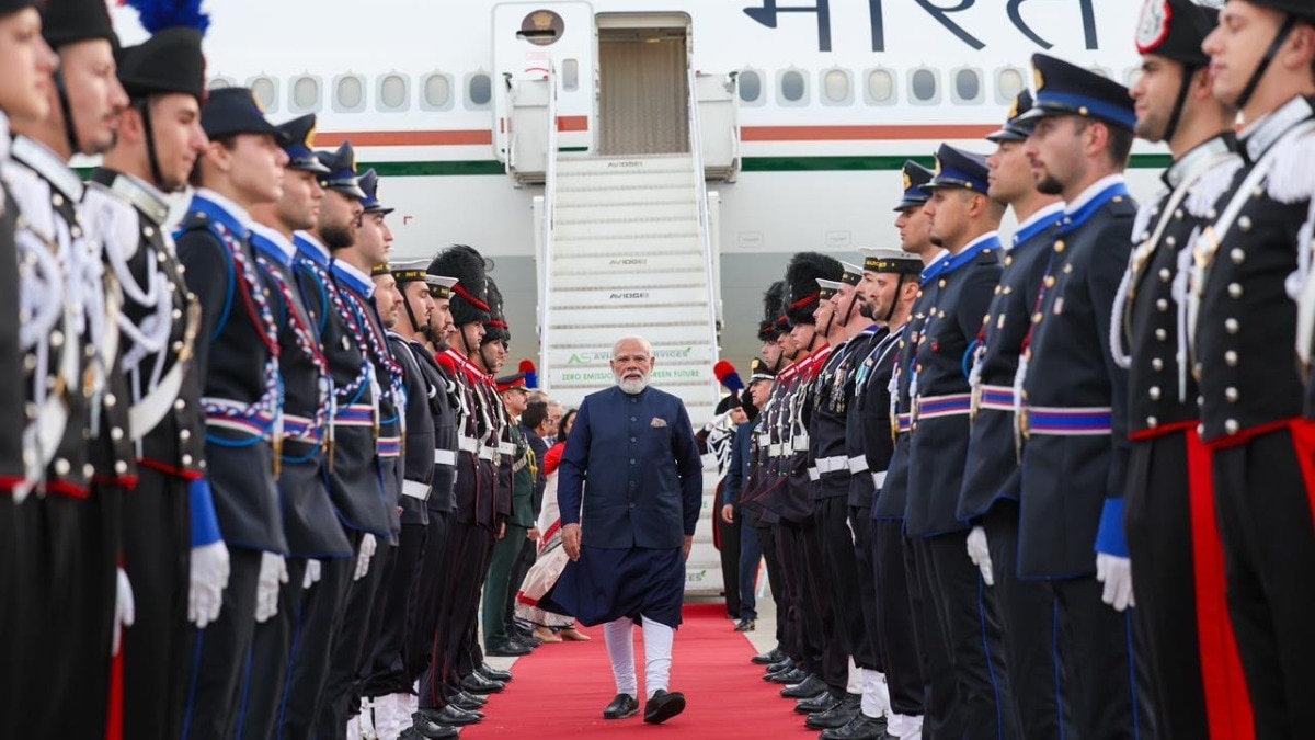 Live: PM Modi lands in Italy on final leg of five-nation tour