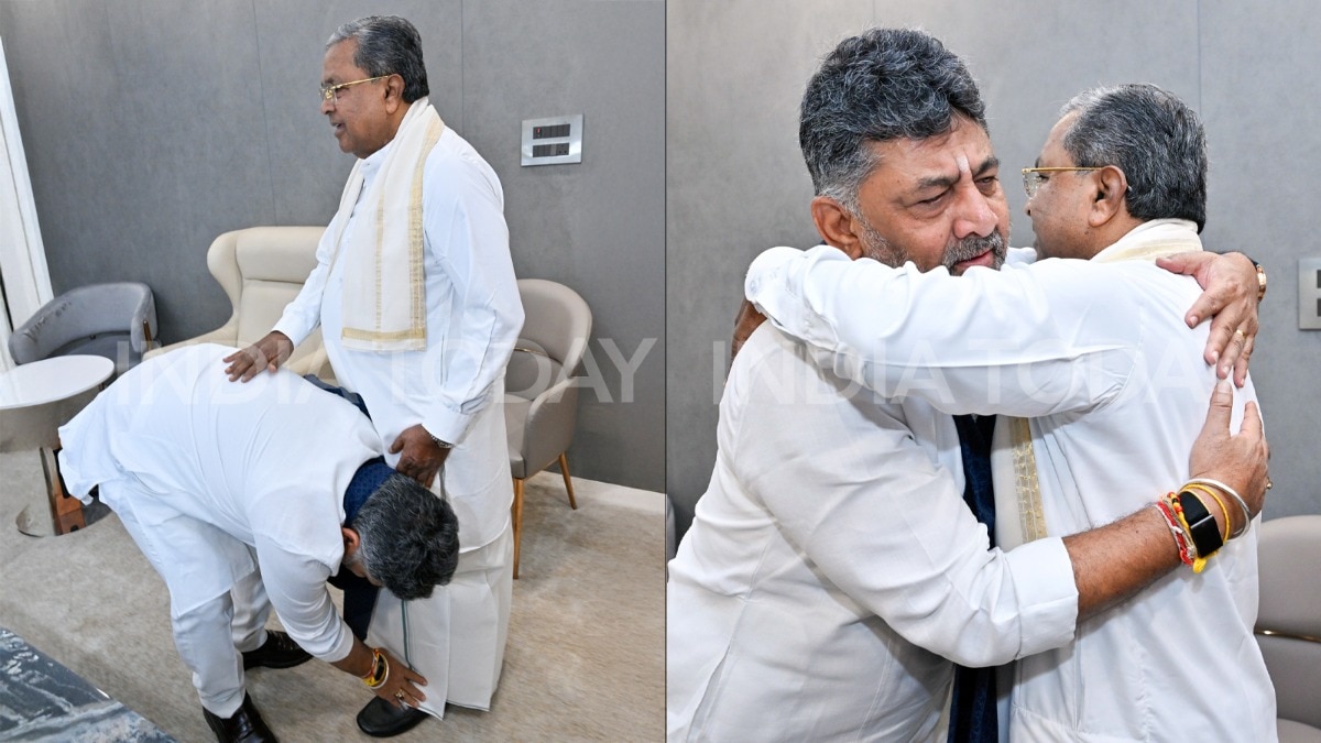 Shivakumar meet Siddaramaiah