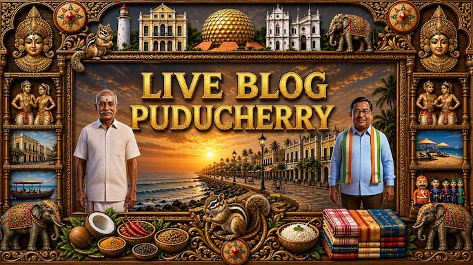 The contest in Puducherry was between Chief Minister N Rangasamy’s AINRC-led NDA and the Congress-led alliance headed by V Vaithilingam.