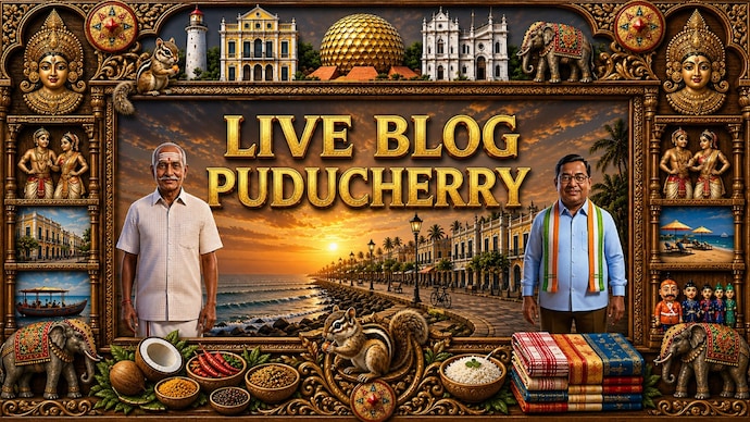 The contest in Puducherry was between Chief Minister N Rangasamy’s AINRC-led NDA and the Congress-led alliance headed by V Vaithilingam.
