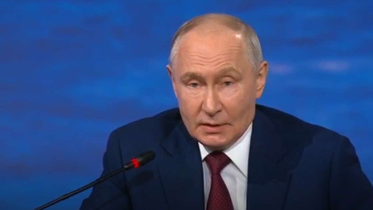 Russian President Vladimir Putin at St Petersburg International Economic Forum 