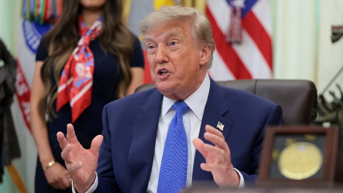 Live: Trump says US controls Strait of Hormuz, claims entire waterway swept for mines