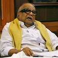 M. Karunanidhi, the longtime DMK leader and five-time Chief Minister of Tamil Nadu. M. Karunanidhi, the longtime DMK leader and five-time Chief Minister of Tamil Nadu.