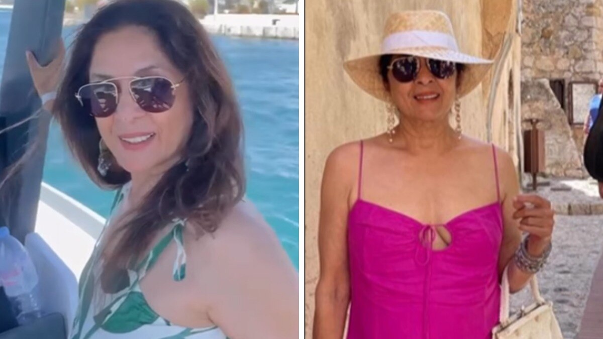 Cartes postales de France !  Neena Gupta dégage une ambiance de vacances parfaite dans de superbes robes