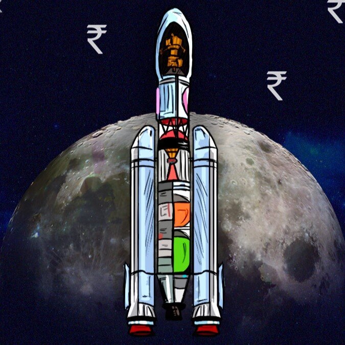 Chandrayaan Moon ISRO Launch Special Easy How To Draw For