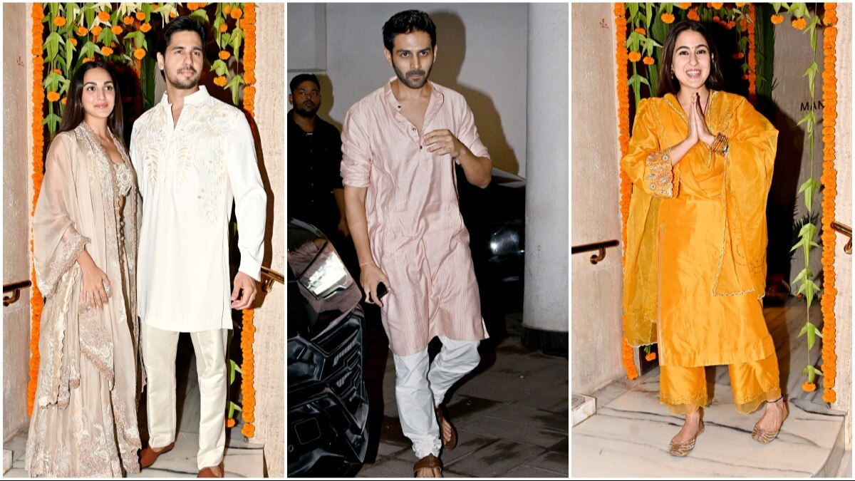 Kartik, Sara to Sidharth-Kiara: Celebs at Manish Malhotra's