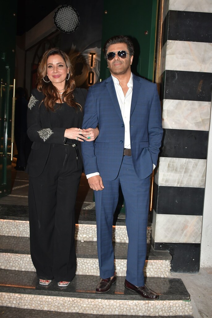 Neelam Kothari and Sameer Soni Neelam Kothari and Sameer Soni