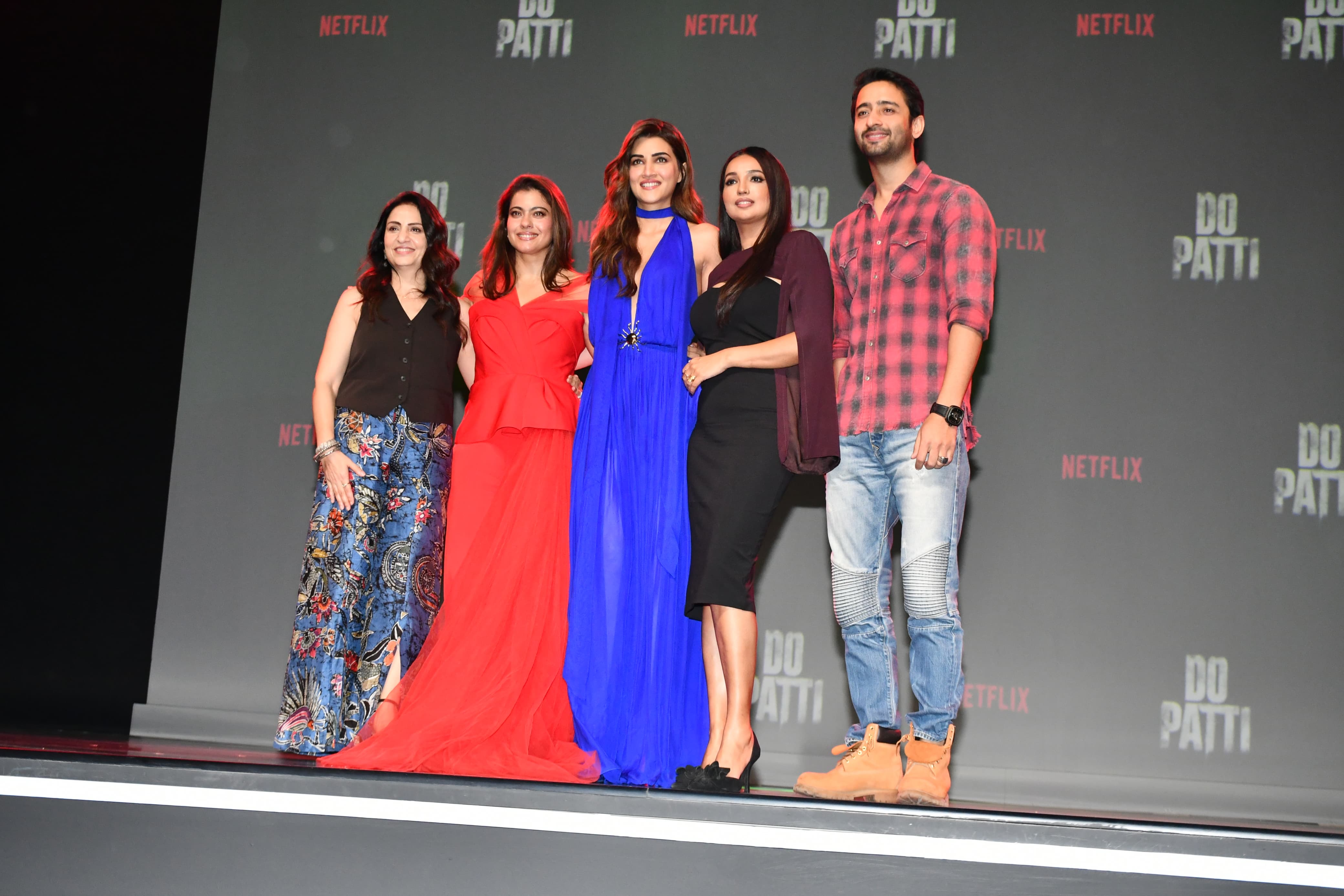 Monika Shergill, Kajol, Kriti Sanon, Kanika Dhillon and Shaheer Sheikh