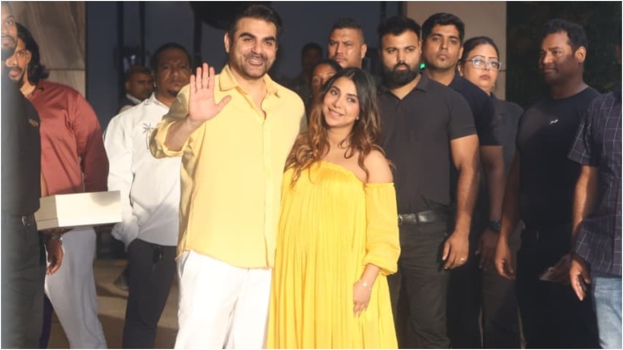 Arbaaz Khan-Sshura's baby shower: Salman Khan attends with family and friends