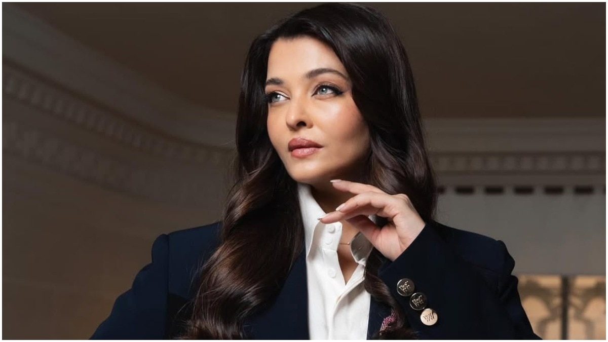 Aishwarya Rai serves ultimate boss-lady vibes in black pantsuit. See pics