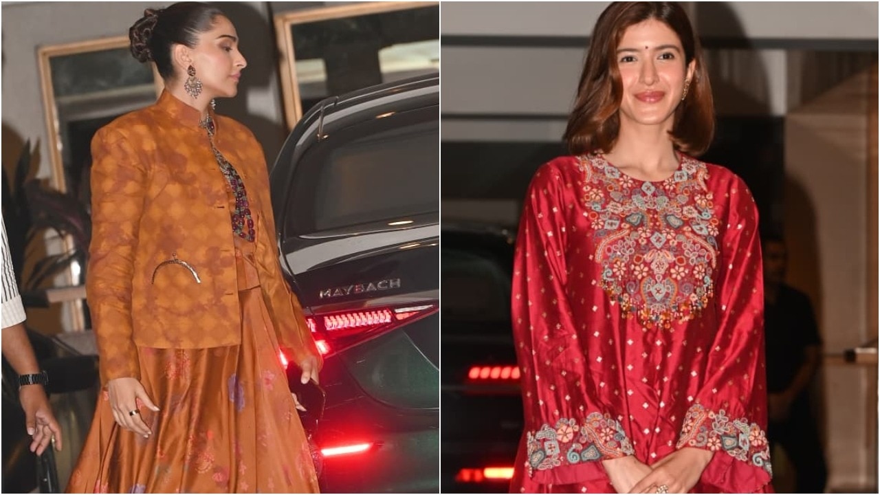 Sonam, Shanaya and Kapoor family celebrate Anshula-Rohan's engagement