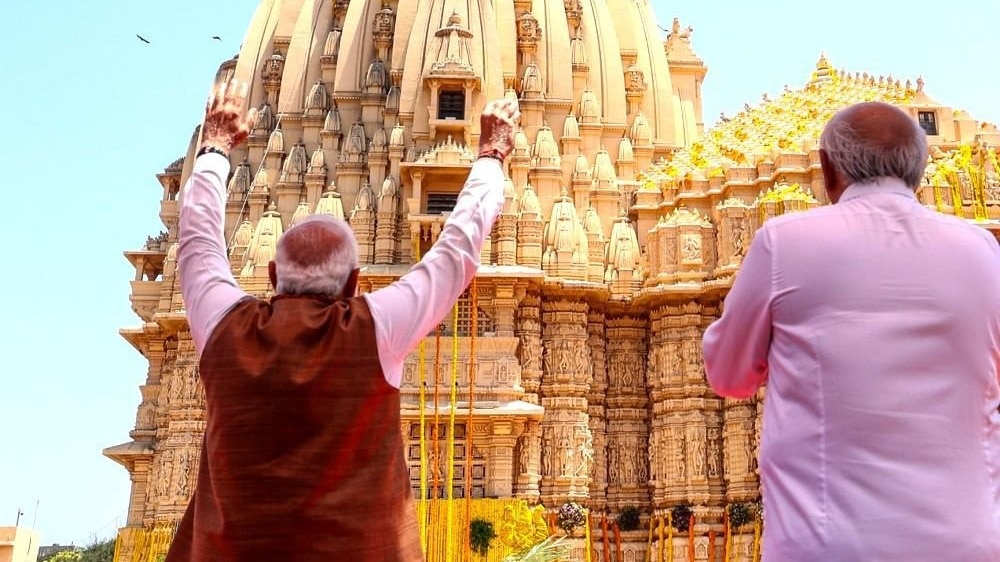 Somnath Temple turns 75: PM Modi joins rituals, Air Force flypast celebrations