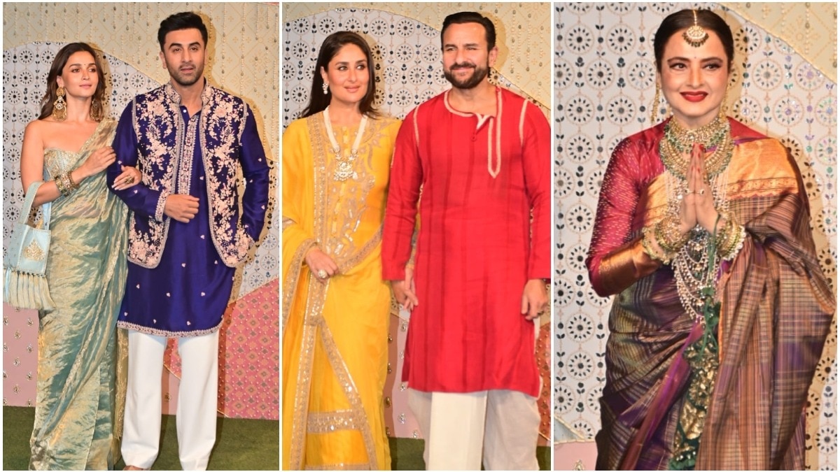 Kareena-Saif, Alia-Ranbir, Rekha and celebs attend Ambanis' Ganpati celebrations