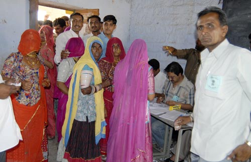 Rajasthan comes out to vote