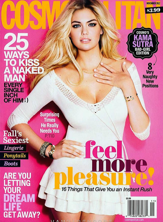 コスモポリタン　ケイトアプトン Curvy blonde Kate Upton heats up Cosmopolitan cover - India Today