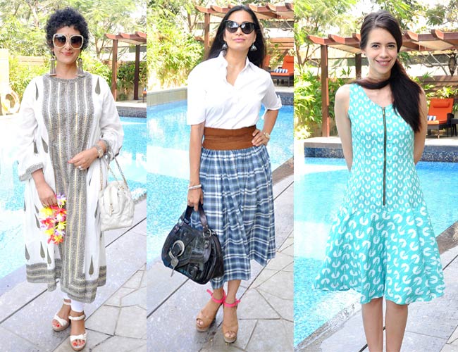 Celebs flaunt brunch fashion at spa launch