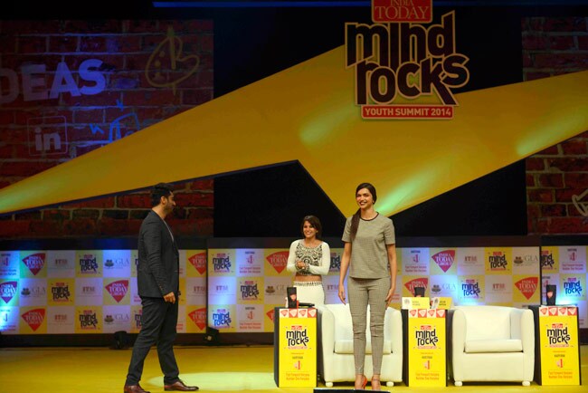 Deepika Padukone at Mind Rocks Youth Summit - India Today