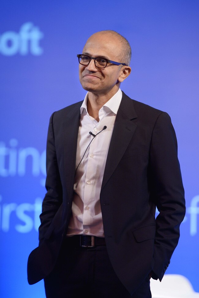 satya nadella india visit