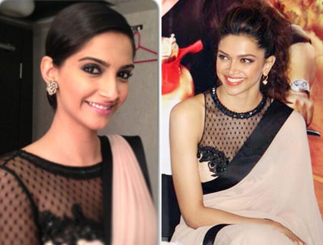 bollywood actress wearing same dress
