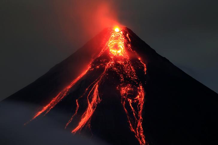 Mayon volcano spews lava prompting evacuation of thousands in the