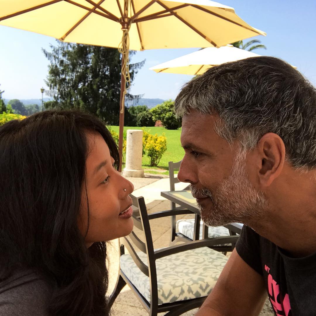 Milind Soman and Ankita Konwar