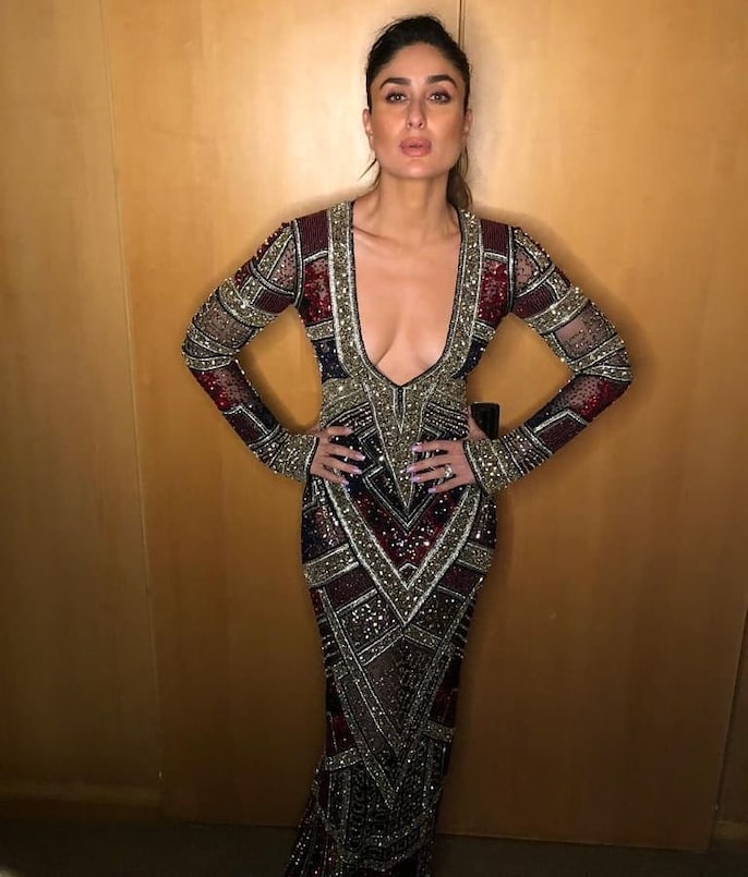 kareena long dress Kareena Kapoor looks stunning in Swarovski-studded Vivienne Westwood gown: 'It's a date'