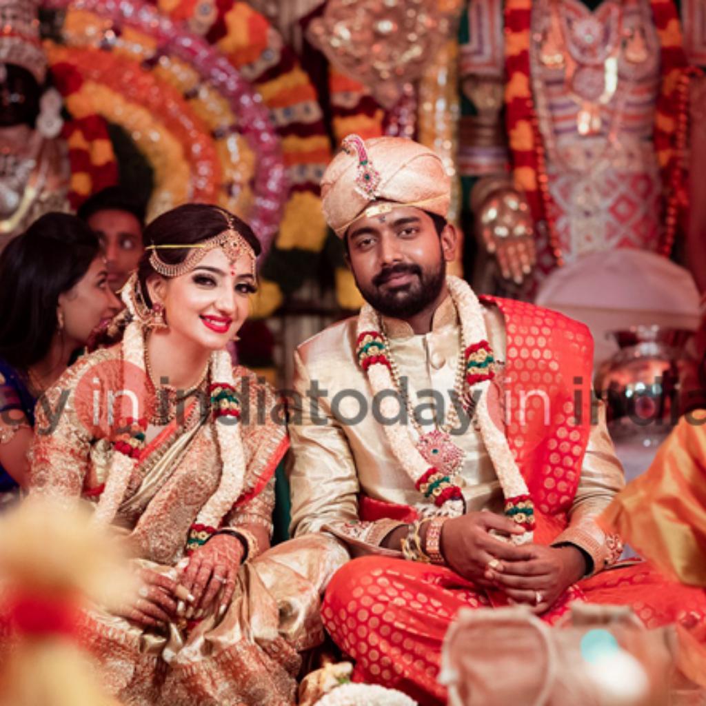 Lovey Sasan gets married to Koushik Krishnamurthy again in South Indian
