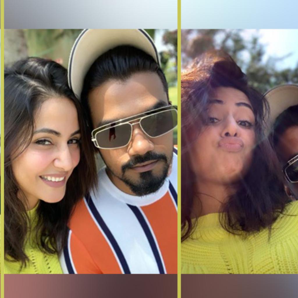 حنا خان اور راکی جاسول Hina Khan and Rocky Jaiswal