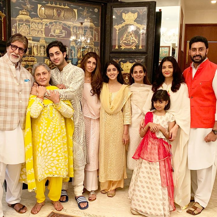 Abhishek Bachchan, Aishwarya Rai Bachchan and Aaradhya Bachchan