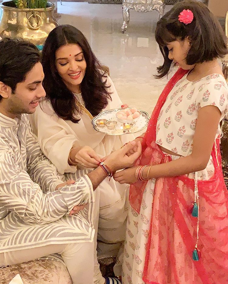 Aishwarya Rai Bachchan, Abhishek Bachchan and Aaradhya Bachchan