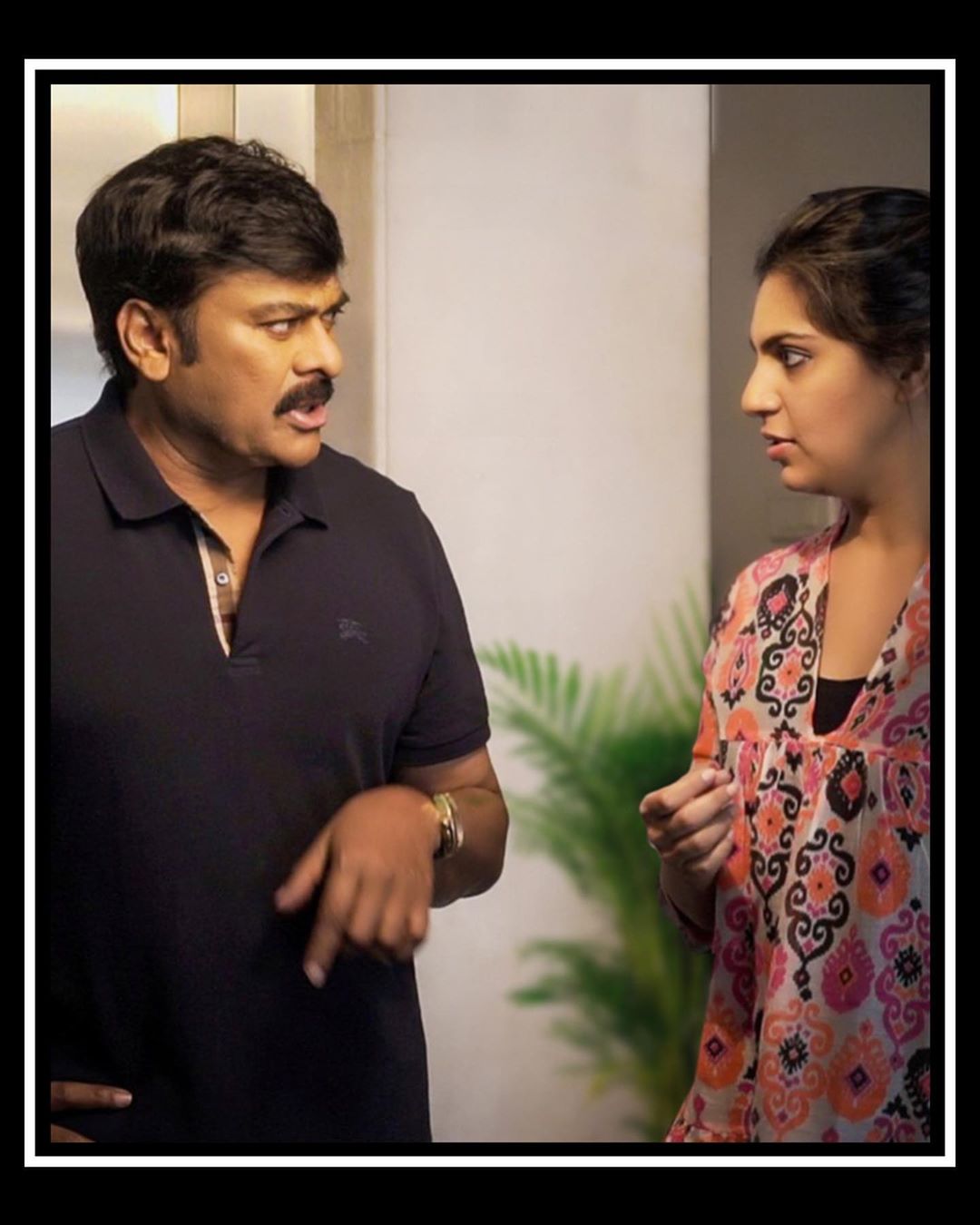 Chiranjeevi and his daughter-in-law Upasana Kamineni