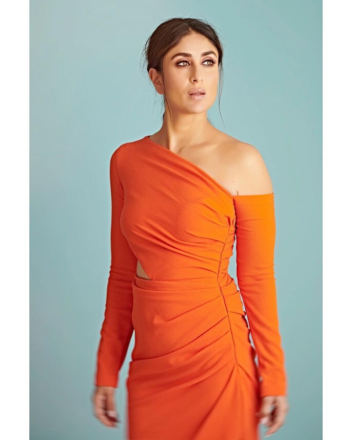 kareena kapoor in orange dress Kareena Kapoor Khan In Orange And Yellow Outfits