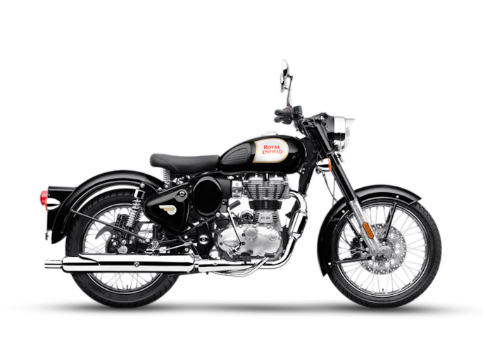 Royal enfield bike discount black