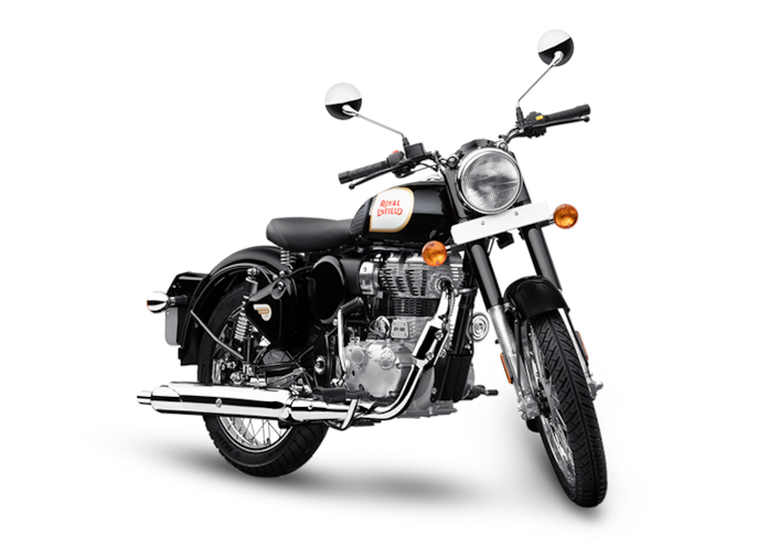 Royal enfield full black online classic 350 price