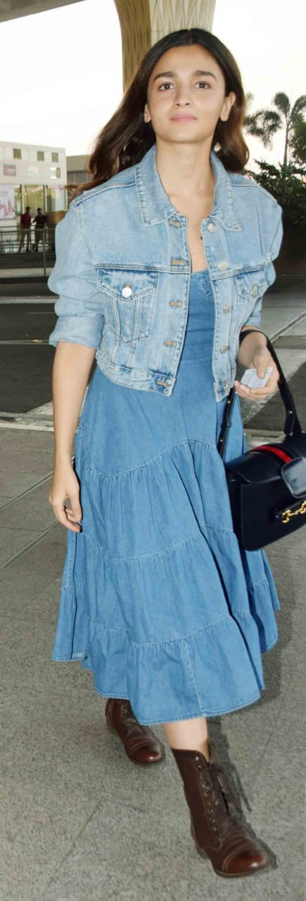 Alia bhatt 2025 denim dress