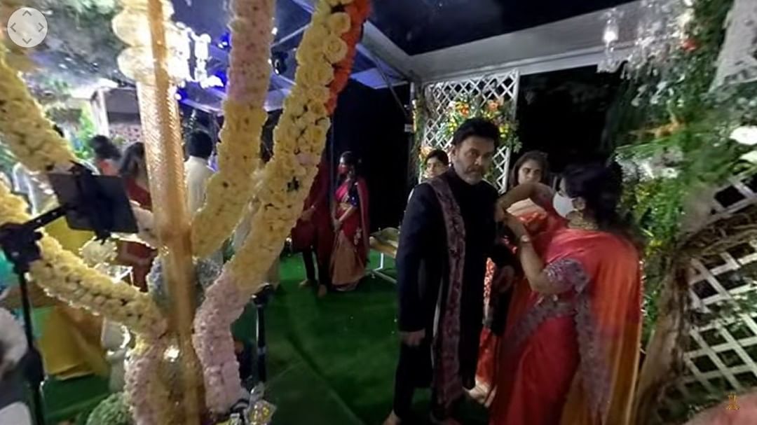 Venkatesh Daggubati at Rana and Miheeka's wedding