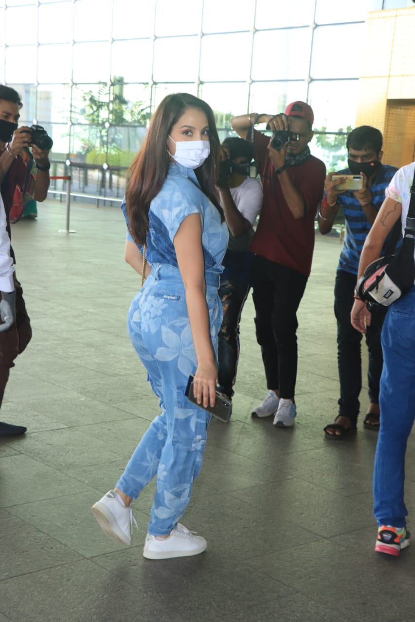 Nora Fatehi Carries Rs 7 Lakh Handbag At The Airport With Lace Bodice And  Denim