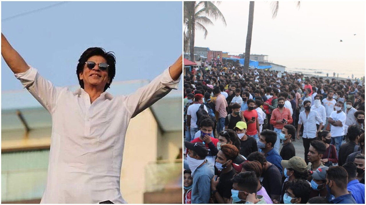 Shah Rukh Khan’s fans flock to Mannat on his birthday. See pics - India ...