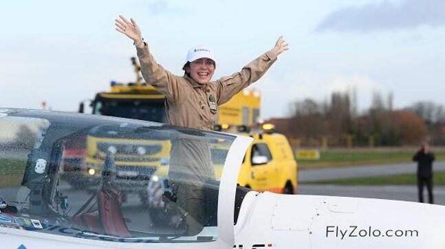 Sky is the limit: Teen pilot completes round-the-world feat | In Pics ザラ・ラザフォード