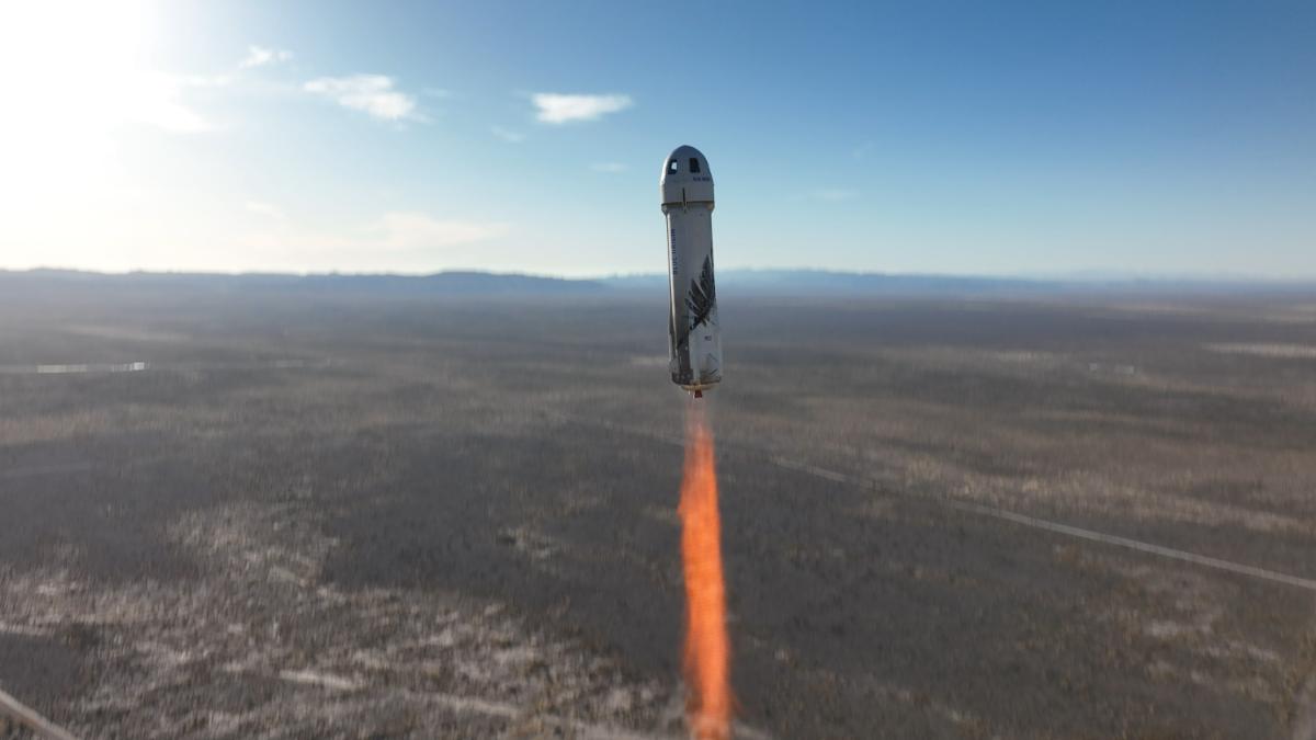 Blue Origin sends six tourists on joyride trip to space on its fourth