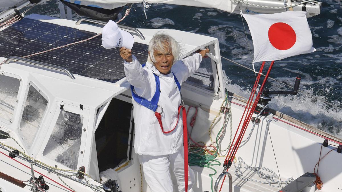 83-year-old Japanese man becomes oldest person to sail solo across