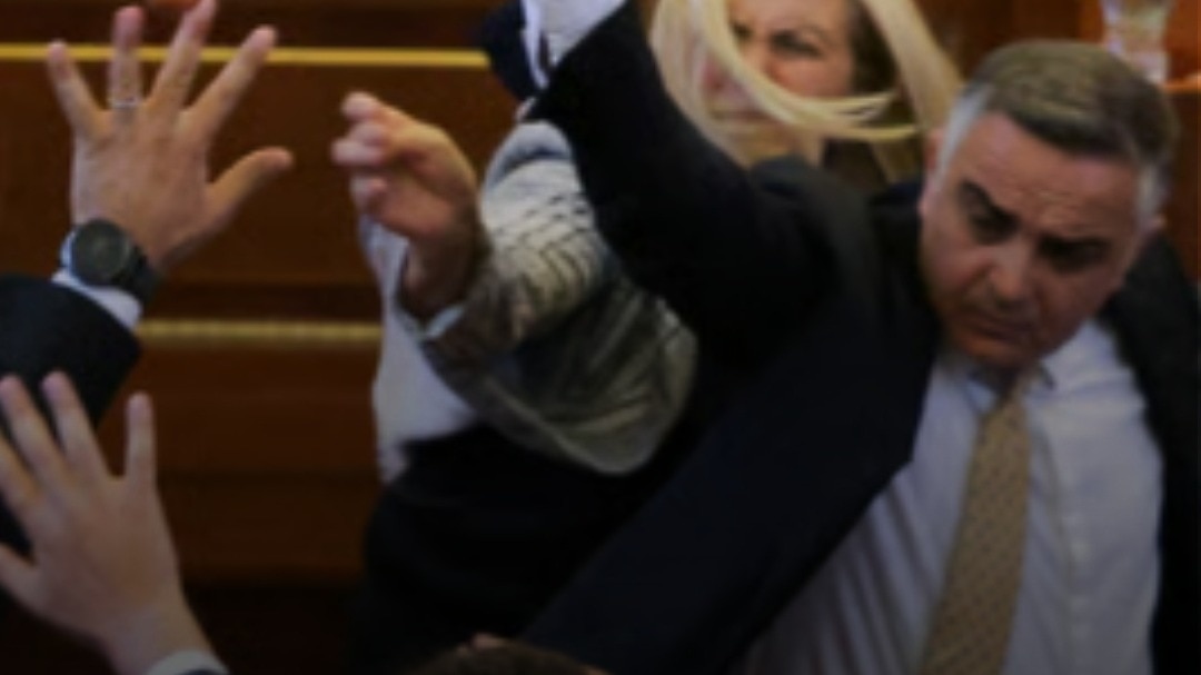 Kosovo Parliament suspended after Opposition MP throws eggs at PM