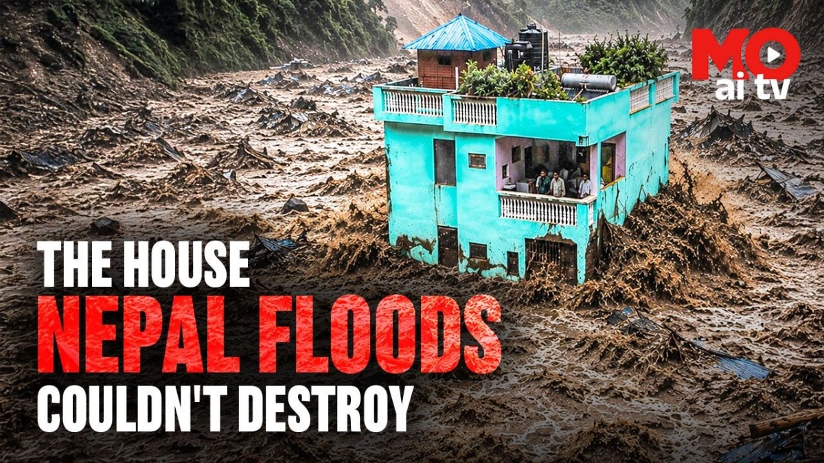 How did this one house survive Nepal's deadly flood?