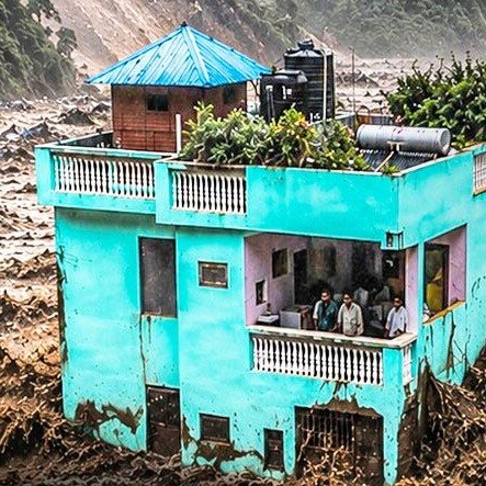 nepal floods house