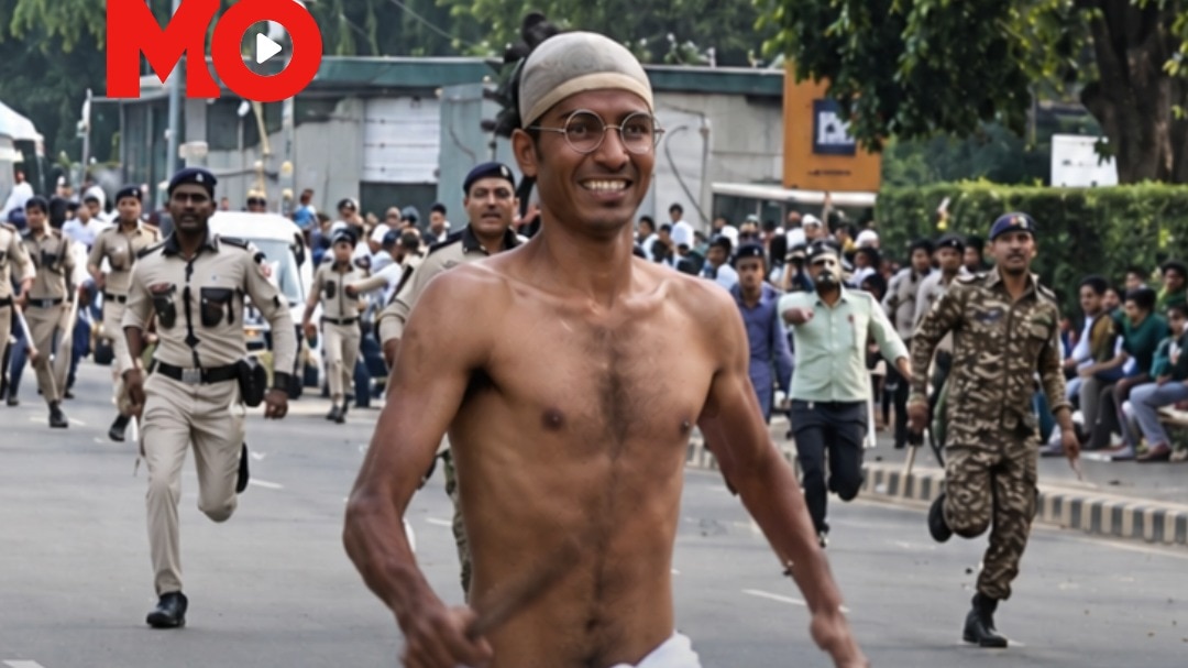 Bapu bolts mid-lathi charge: Moments from Oct 10's CJP protest in central Delhi