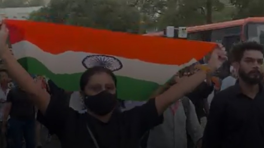 Gyanu, it's done, bro: Protester during Delhi Tiranga March