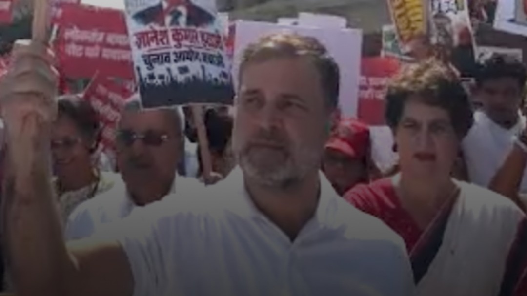 INDIA bloc MPs begin march towards election commission