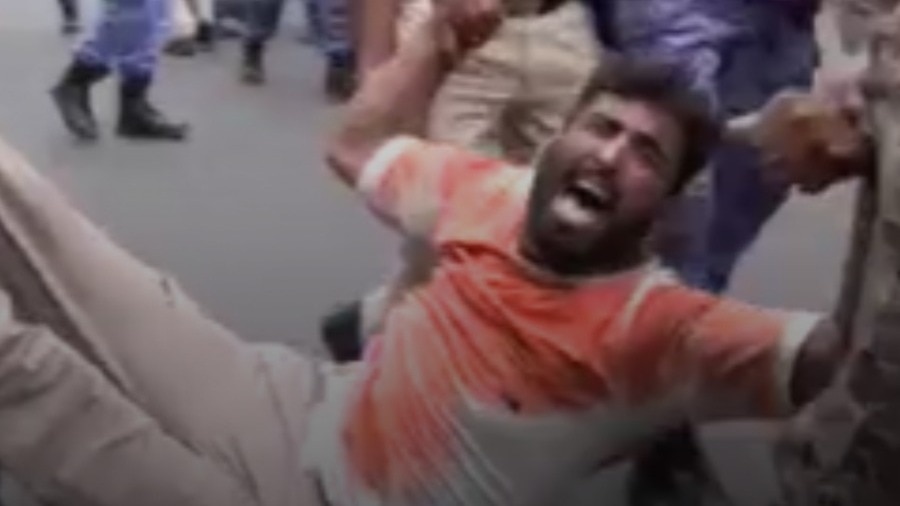 Left-Wing Student Protesters Detained During March Towards Jantar Mantar in Delhi