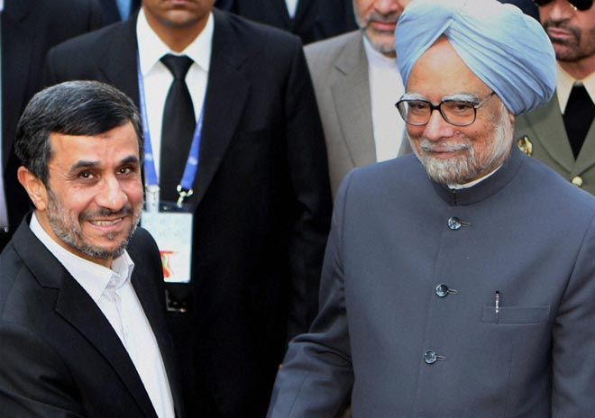 address trade imbalance manmohan singh tells iran world news