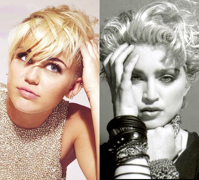 Miley Cyrus Plans To Copy Madonna S 80s Hairdo Showbiz News